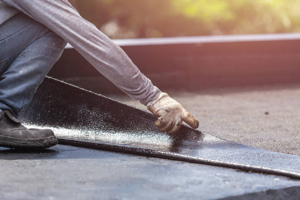 Professional Basement Waterproofing technician working in Jacksonville, OH
